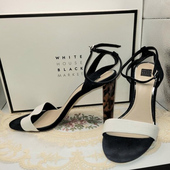 White House Black Market Ankle Strap Sandals Just in Time for Summer! - Picture 1 of 7